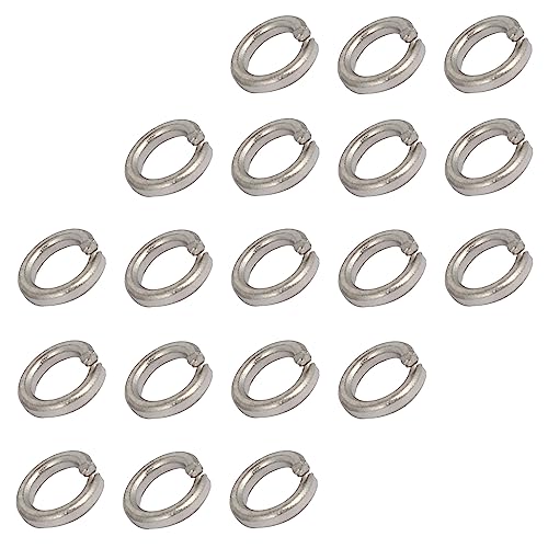 METALLIXITY Geteilte Sperr Unterlegscheibe (M3) 100Stk 316 Edelstahl Stahl Feder Sperr Unterlegscheibe Elastisch Dichtung - für Haushalts Anwendungen von METALLIXITY