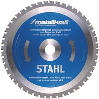 Metallkraft - Sägeblatt für Stahl ø 230 x 2,0 x 25,4 mm Z48, für dünnes Material von METALLKRAFT