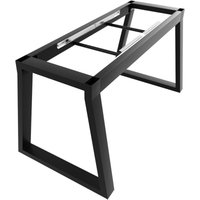 MetaloPro Tischbein Nemesis Split – Ausziehbares Metallgestell In Moderner Trapezform Für Ess-, Küchen- Und Wohnzimmertische, Ideal Für Große Und von METALOPRO