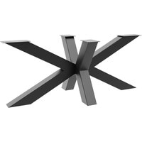 Tischbein Acamar Extreme – Schwarzes Robustes Metallgestell In Spinnenform Für Moderne Ess- Und Arbeitstische In Zeitgemäßen Innenräumen Tischbein Acamar Extreme – Schwarzes Robustes Metallgestell In Spinnenform Für Moderne Ess- Und Arbeitstische In Zeitgemäßen Innenräumen von METALOPRO