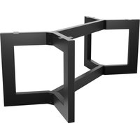 Tischbein Barax Space Extreme – Schwarzes Robustes Metallgestell Mit Industriellem Charakter Für Designorientierte Ess- Und Arbeitstische von METALOPRO