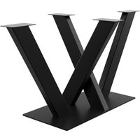 Tischbein Enif – Schwarze Zentrale Metallkonstruktion Mit Auffälligem Design Für Ess- Und Arbeitstische In Modernen Innenräumen - Metalopro von METALOPRO