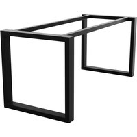 Tischbein Eta – Schwarzes Metallgestell Im Minimalistischen Stil Für Ess- Und Arbeitstische Für Zuhause Und Büro - 160x70x72cm - Metalopro von METALOPRO