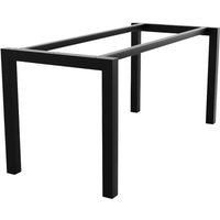 Tischbein Etamin – Schwarzes Metallgestell Im Minimalistischen Stil Für Ess- Und Arbeitstische Für Zuhause Und Büro - 120x70x72cm - Metalopro von METALOPRO