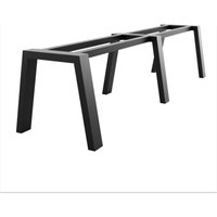Tischbein Thusia Extreme Long – Lange Schwarze Metallkufen In Trapezform Im Schwerlast-Design Für Ess- Und Schreibtische In Wohn- Und Büroräumen von METALOPRO