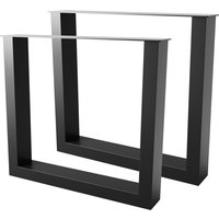 Metalopro - Tischbeine Eta Lite Extreme – Schwarze Robuste Tischbeine Aus Stahl In Rechteckiger Form Mit Minimalistischem Industrial-Design Und Matt Metalopro - Tischbeine Eta Lite Extreme – Schwarze Robuste Tischbeine Aus Stahl In Rechteckiger Form Mit Minimalistischem Industrial-Design Und Matt von METALOPRO