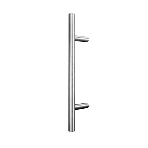METALUSTIC Stangengriff Stoßgriff 300/500 MM, Edelstahl Stangengriff, Türgriff, Stossgriff für Haustür, verschiedene Größe von METALUSTIC