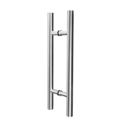 METALUSTIC Stangengriff Stoßgriff 600/800 MM, Edelstahl Stangengriff, Türgriff, Stossgriff für Haustür, verschiedene Größe von METALUSTIC