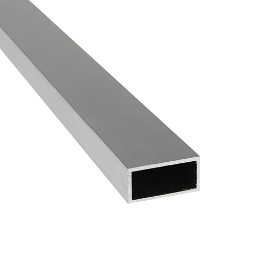 Aluminium Rechteckrohr | AlMgSi0,5 | EN AW-6060 | blank/roh | 120 x 20 x 2 mm | Länge: 2.000 mm ± 5 mm von METALXACT