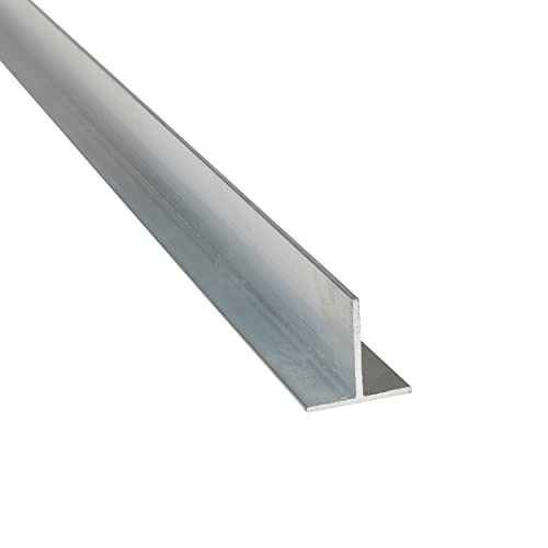 Aluminium T-Profil | AlMgSi0,5 | EN AW-6060 | blank/roh | 25 x 25 x 3 mm | Länge: 1.000 ± 5 mm von METALXACT