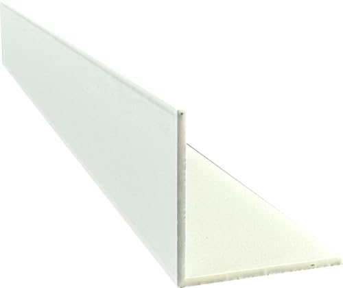 Aluminium Winkel "PULVER LAGER" Aluwinkel Winkelprofil 15 x 15 x 2 mm || Länge: 2.000 mm RAL 9016 || Verkehrsweiss von METALXACT