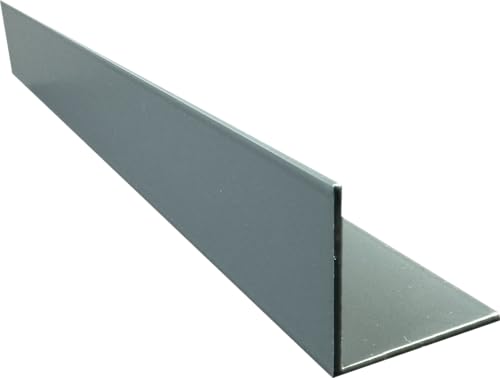 Aluminium Winkel "PULVER LAGER" Aluwinkel Winkelprofil 50 x 50 x 2 mm || Länge: 2.000 mm RAL 7016 || Anthrazitgrau von METALXACT