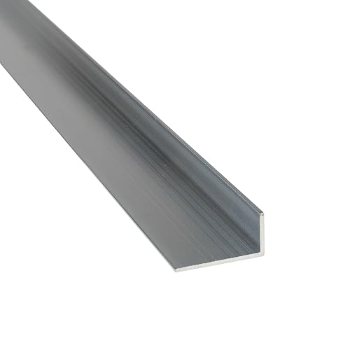 Aluminium Winkelprofil | AlMgSi0,5 | EN AW-6060 | blank/roh | 60 x 30 x 3 mm | Länge: 2.000 ± 5 mm von METALXACT