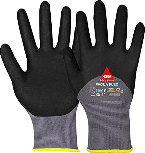 PADUA FLEX, Montagehandschuh aus Nylon/Nitrilschaum Gr. 6-11, Kat. II, EN 388, OEKO-TEX 9 100 Paar PADUA FLEX, Montagehandschuh aus Nylon/Nitrilschaum Gr. 6-11, Kat. II, EN 388, OEKO-TEX 9 100 Paar von METALXACT