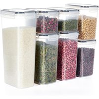 7-teilige versiegelte Aufbewahrungsbox, Küchenkühlschrank-Aufbewahrungsbox 2,8 l x 1 + 2 l x 2 + 1,4 l x 2 + 0,8 l x 2 7-teilige versiegelte Aufbewahrungsbox, Küchenkühlschrank-Aufbewahrungsbox 2,8 l x 1 + 2 l x 2 + 1,4 l x 2 + 0,8 l x 2 von METERK