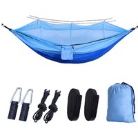 Automatische Schnellöffnungs-Hängematte mit Moskitonetz Outdoor-Camping Tragbare Hängematte Anti-Rollover-Nylon-Hängematte Automatische Schnellöffnungs-Hängematte mit Moskitonetz Outdoor-Camping Tragbare Hängematte Anti-Rollover-Nylon-Hängematte von METERK