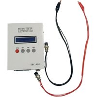 Elektronischer Batteriekapazitätstester, digitales LCD-Display, Hochleistungs-Batterie-Innenwiderstandstestmessgerät, das mehrere Batteriemessungen von METERK
