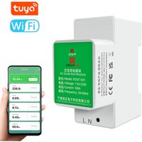 Intelligenter einphasiger WLAN-Stromzähler Installation Spannungs- und Stromzähler BT-Verbindung Smartphone Peacefair Tuya Dual app Fernsteuerung Intelligenter einphasiger WLAN-Stromzähler Installation Spannungs- und Stromzähler BT-Verbindung Smartphone Peacefair Tuya Dual app Fernsteuerung von METERK