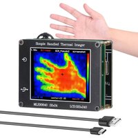 Meterk - 24 x 32 Pixel Infrarotsensor Einfache tragbare Wärmebildkamera Tragbares 2,0-Zoll-LCD-Display 240 x 320 Auflösung Bildkamera mit klarer von METERK