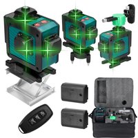 Meterk - Multifunktionale 16 Linien Laser Level 3 ° Selbst nivellierung Funktion Nivellierwerkzeug Omnidirektionale Boden Wand Aufkleber Linie von METERK