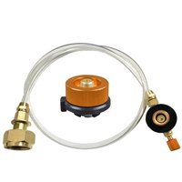 Meterk - Outdoor-Kocher Campingkocher Propan Refill Adapter Brenner lpg Flache Zylinder Tank Koppler Flasche Adapter Sparen Aufblasbare Ventil Set von METERK