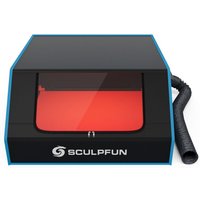 Sculpfun B1 feuerfeste Rauchabzugsbox, feuerfestes Stoffmaterial, Größe 680 x 765 x 380 mm, mit Deckenleuchte + Ventilator, kompatibel mit den von METERK
