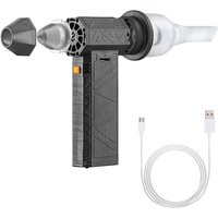Meterk - Mini-Turbo-Jet-Ventilator, 52 m/s, Turbo-Violent-Ventilator, 130.000 U/min, wiederaufladbarer, leistungsstarker Gebläse von METERK