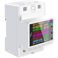 WiFi-Version Intelligenter 2P-Strommonitor DIN-Schienenmontage Multi-Energie-Wechselstromzähler 2,4-Zoll-LCD-Farbbildschirm von METERK