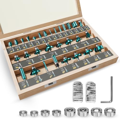 METOTY 30 Stück professioneller Fräser-Set für Holzbearbeitung METOTY 30 Stück professioneller Fräser-Set für Holzbearbeitung von METOTY