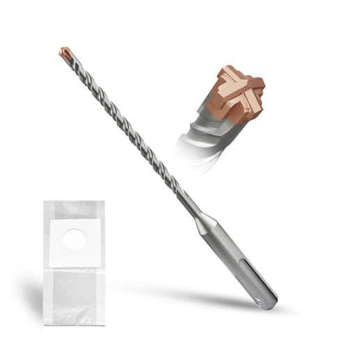 METOTY SDS Plus bohrer 5mm×160mm,mit 4 Hartmetallschneiden,Kopf mit Beschichtung,Steinbohrer,Hammerbohrer,Betonbohrer,Für Stein,Beton,Naturstein,Ziegelmauer METOTY SDS Plus bohrer 5mm×160mm,mit 4 Hartmetallschneiden,Kopf mit Beschichtung,Steinbohrer,Hammerbohrer,Betonbohrer,Für Stein,Beton,Naturstein,Ziegelmauer von METOTY