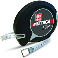 Metrica - Langes Maßband Stahl New rubber touch 50m x 13mm - 39350 von METRICA
