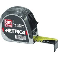 Metrica - Rollmeter 3m mit Clip und EG-Prüfzeichen ii - automatisches Maßband mit Stoßdämpfung und Nylonüberzug Metrica - Rollmeter 3m mit Clip und EG-Prüfzeichen ii - automatisches Maßband mit Stoßdämpfung und Nylonüberzug von METRICA