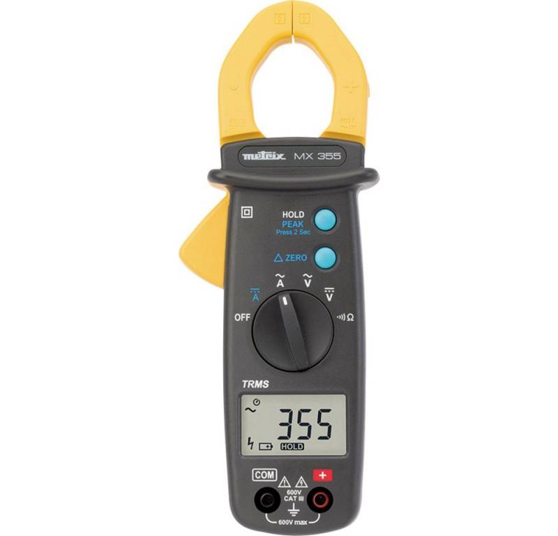 METRIX Spannungsprüfer Metrix MX 355 Stromzange digital CAT III 600 V Anzeige (Counts): 600, (MX 355) von METRIX