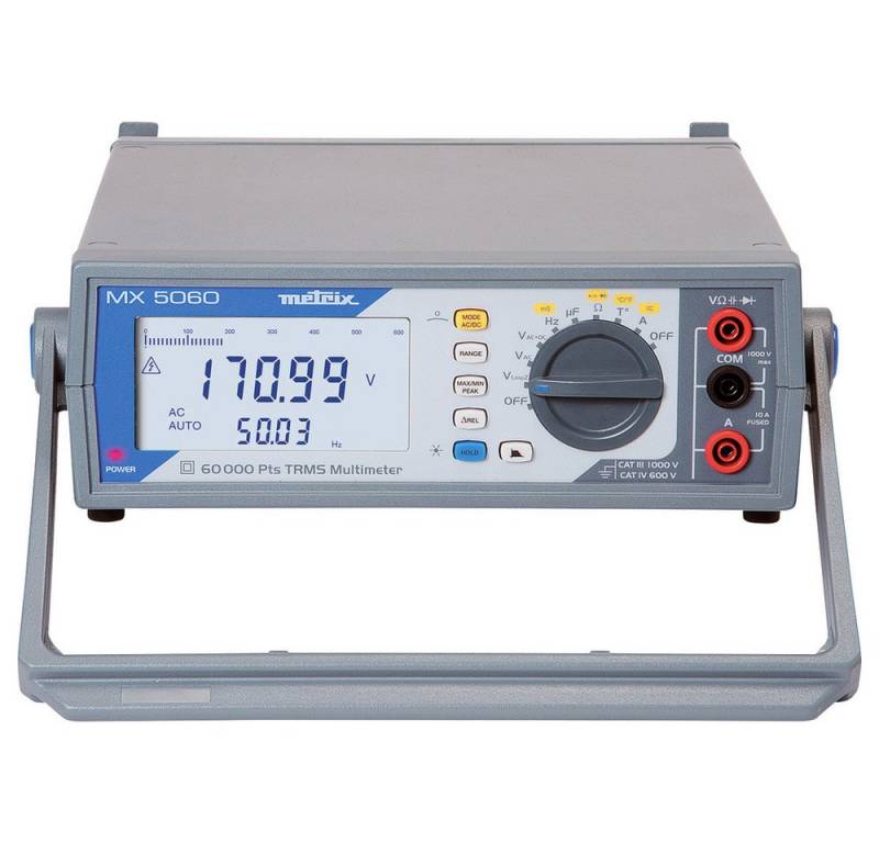METRIX Spannungsprüfer Metrix MX 5060 Tisch-Multimeter digital, analog CAT III 1000 V Anzei, (MX 5060) von METRIX