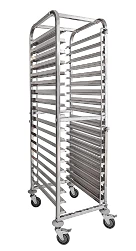METRO Professional 2-in-1-Regalwagen GN 1/1 GSC101821, 18 Niveaus, Edelstahl, 60,5 x 46,3 x 175 cm, silber METRO Professional 2-in-1-Regalwagen GN 1/1 GSC101821, 18 Niveaus, Edelstahl, 60,5 x 46,3 x 175 cm, silber von METRO Professional