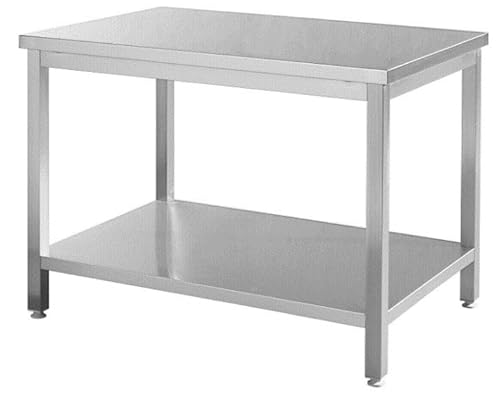 METRO Professional Arbeitstisch GWTS4187, Edelstahl, 180 x 70 x 85 cm, Silber METRO Professional Arbeitstisch GWTS4187, Edelstahl, 180 x 70 x 85 cm, Silber von METRO Professional