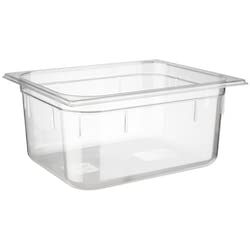 METRO Professional GN Container | Polycarbonat | 150 mm Höhe | Größe 1/2 | Gastronorm Behälter | transparent | spülmaschinenfest | mikrowellenfest | -40° bis 100°C von METRO Professional