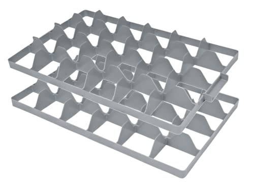 METRO Professional Gläsereinsatz 2er-Set Grau - 584 x 357 x 60 mm METRO Professional Gläsereinsatz 2er-Set Grau - 584 x 357 x 60 mm von METRO Professional