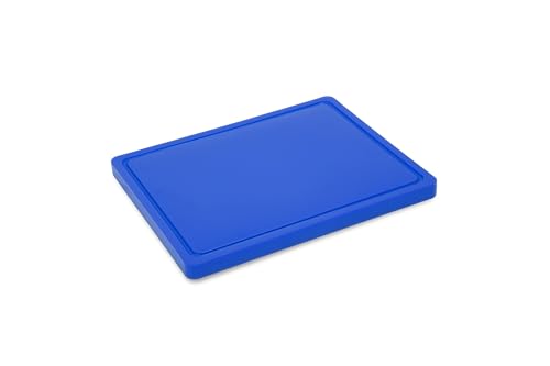 METRO Professional Schneidebrett, GN 1/2, hochdichtes Polyethylen (HDPE), 32.5 x 26.5 x 2 cm (blau) von METRO Professional