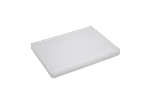 METRO Professional Schneidebrett, GN 1/2, hochdichtes Polyethylen (HDPE), 32.5 x 26.5 x 2 cm (weiß) von METRO Professional