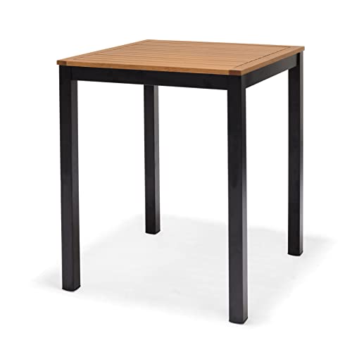 METRO Professional Stehtisch Lynx, Aluminium/FSC Eukalyptus, 71.5 x 71.5 x 95 cm, braun/schwarz METRO Professional Stehtisch Lynx, Aluminium/FSC Eukalyptus, 71.5 x 71.5 x 95 cm, braun/schwarz von METRO Professional