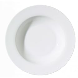METRO Professional Suppenteller Fine Dining, Porzellan, ¯ 21.5 cm, wei§, 6 StŸck von METRO Professional