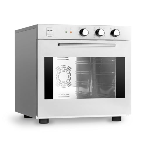 METRO Professional Umluft-Backofen GCO2001, Edelstahl, 59 x 70,5 x 59 cm, 2800 W, 4 Gararten, 2 x Backbleche, Toaster Grill, Temperaturbereich: 50 bis 300 °C, Timer, 2 Roste, silber METRO Professional Umluft-Backofen GCO2001, Edelstahl, 59 x 70,5 x 59 cm, 2800 W, 4 Gararten, 2 x Backbleche, Toaster Grill, Temperaturbereich: 50 bis 300 °C, Timer, 2 Roste, silber von METRO Professional