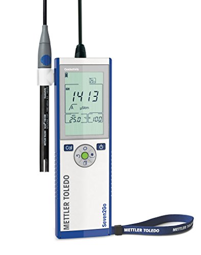 METTLER-TOLEDO 031242 pH portable S2-Meter : Comprend instrument, clip d'électrode, mode d'emploi, mode d'emploi succinct, rapport de test, déclaration de conformité et batteries von Mettler Toledo