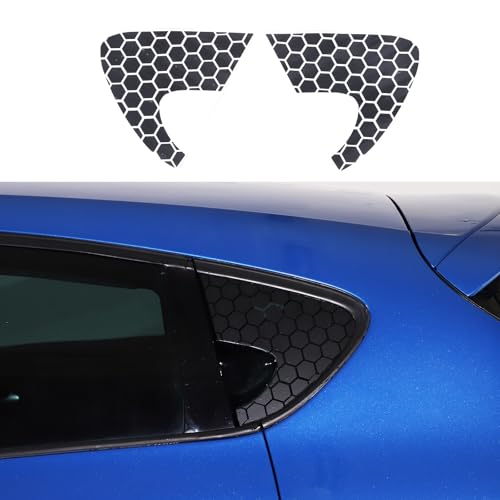METYOUCAR Auto-Aufkleber für hintere Seitenfenster, für Seat Leon MK2 2008–2012, große Wabenstruktur von METYOUCAR