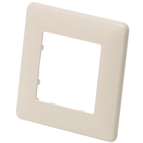 BTR 10x Abdeckplatte f. E-DAT modul Anschlussdosen CAT.6 modular perlweiss von METZ CONNECT