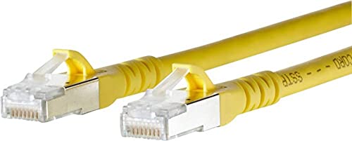 BTR 1308453077-E Patchkabel Cat.6A 10Gbit 500MHZ Pimf S/FTP 3 m, gelb BTR 1308453077-E Patchkabel Cat.6A 10Gbit 500MHZ Pimf S/FTP 3 m, gelb von METZ CONNECT