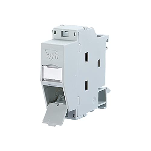 METZ 82178 Connect Modul REGplus IP20 lichtgrau unbestückt, Grau von METZ CONNECT