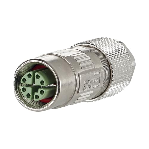 METZ CONNECT M12 Buchse X-kodiert IP67, feldkonfektionierbar von METZ CONNECT