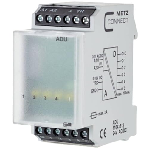 Metz Connect Analog-Digital-Wandler 24, 24 V/AC, V/DC (max) 11043513 1St. von METZ CONNECT